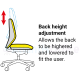 Vista 24 Hour Fabric Posture Office Chair